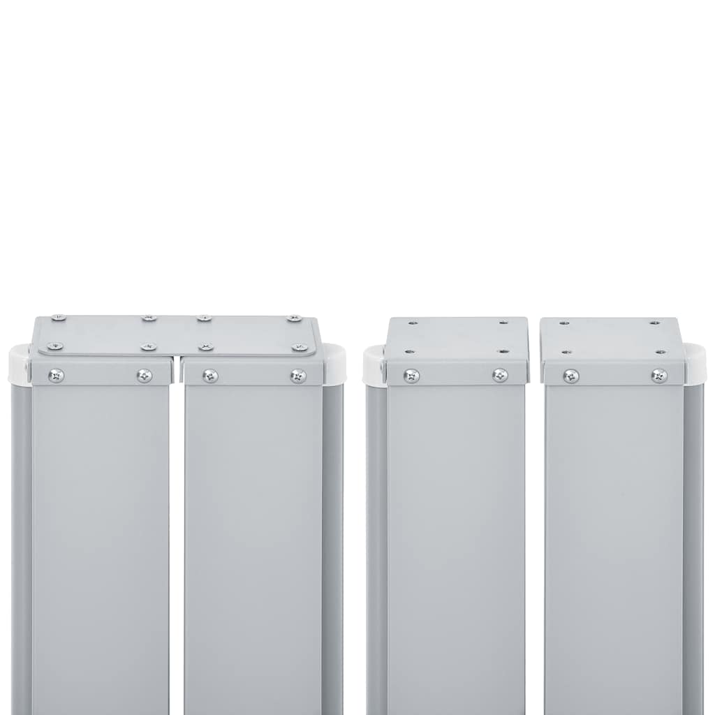 Uvlačiva bočna tenda 100 x 600 cm crvena