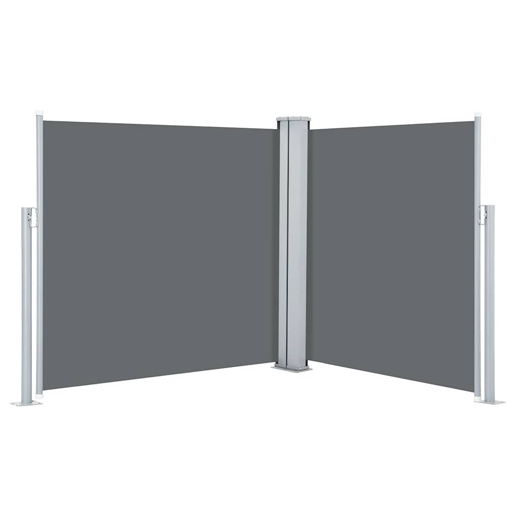 Uvlačiva bočna tenda 120 x 600 cm antracit