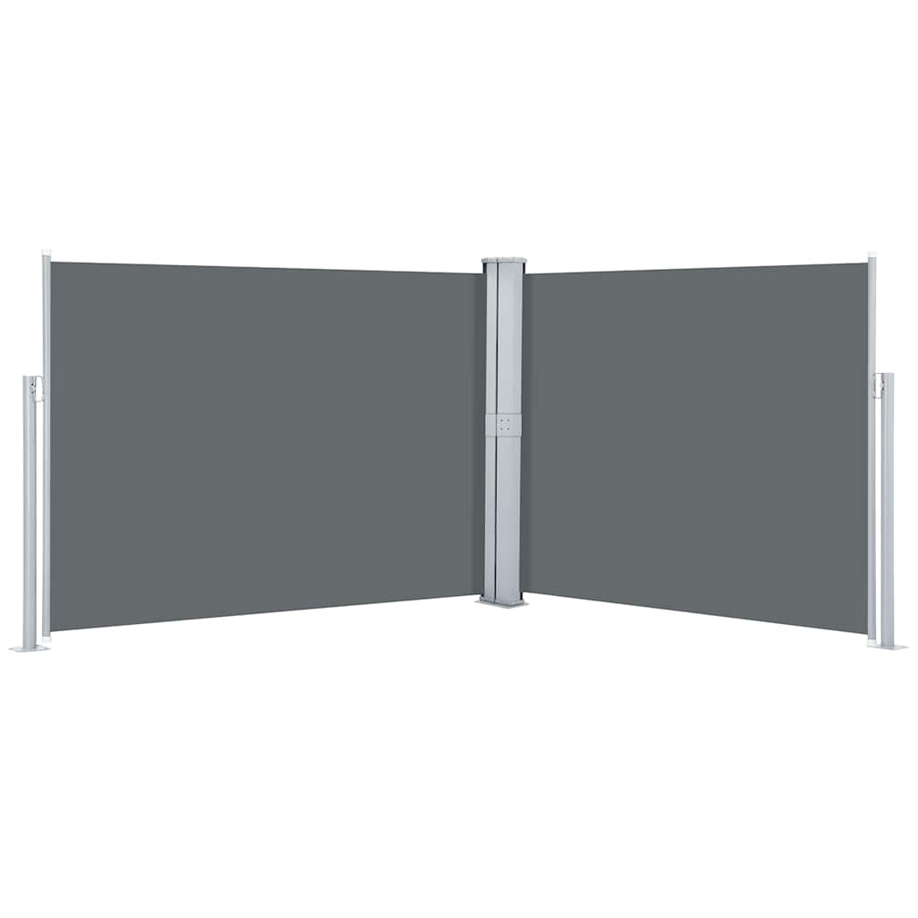 Uvlačiva bočna tenda 140 x 1000 cm antracit