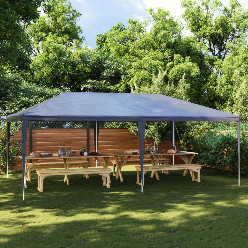 Šator za zabave 4 x 6 m plavi