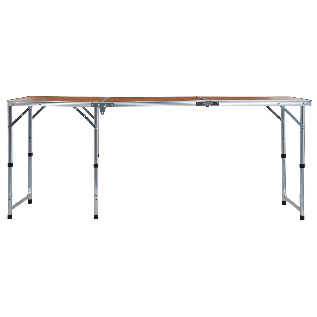 Sklopivi stol za kampiranje aluminijski 180 x 60 cm