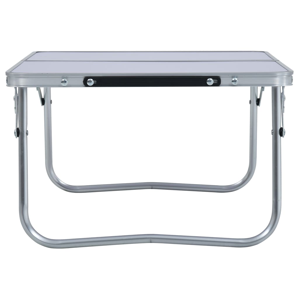 Sklopivi stol za kampiranje bijeli aluminijski 60 x 40 cm