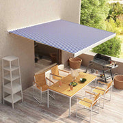 Platno za tendu plavo-bijelo 350 x 250 cm