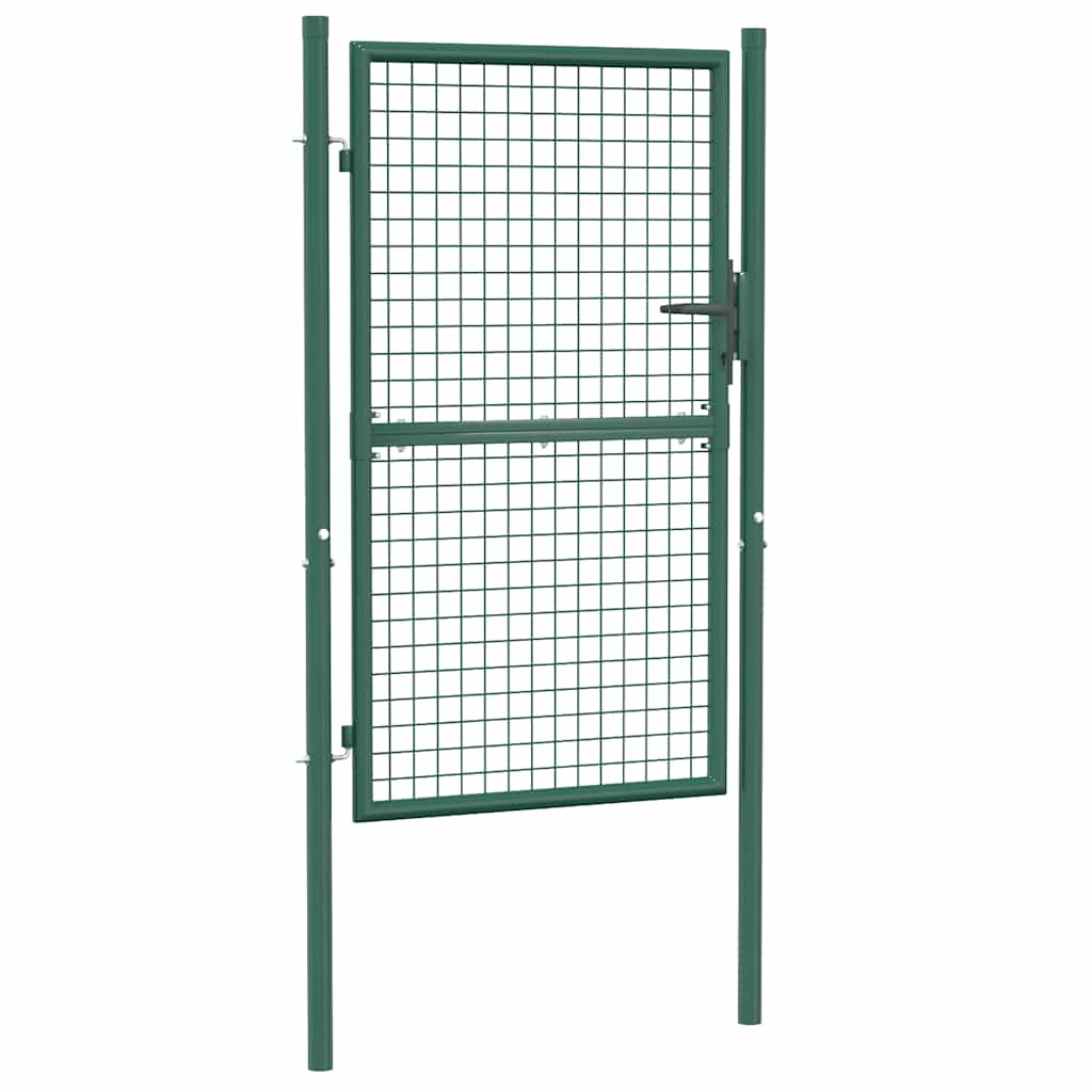 Vrata za ogradu Čelik 100x150 cm Zelena