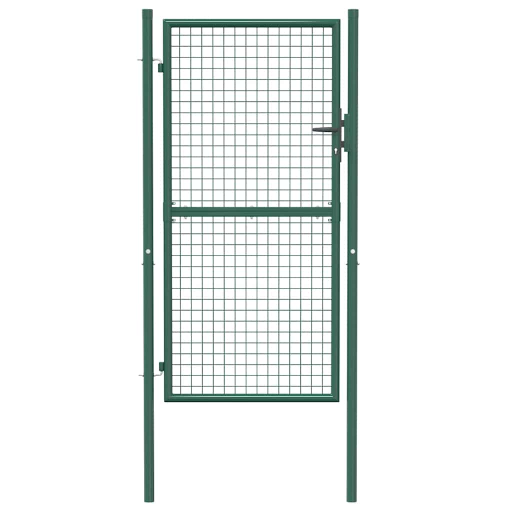 Vrata za ogradu Čelik 100x175 cm Zelena