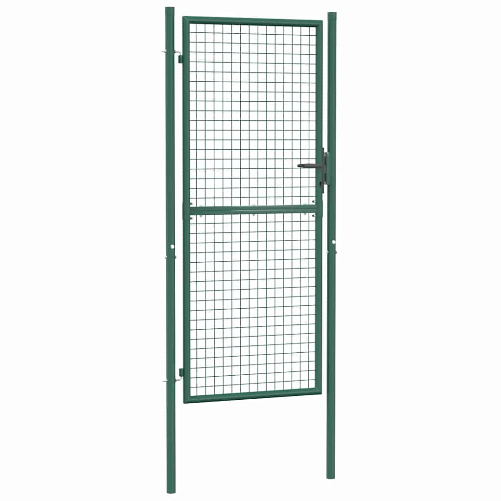 Vrata za ogradu Čelik 100x200 cm Zelena