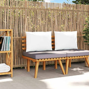 Vrtna stolica od masivnog bagremovog drva s jastucima