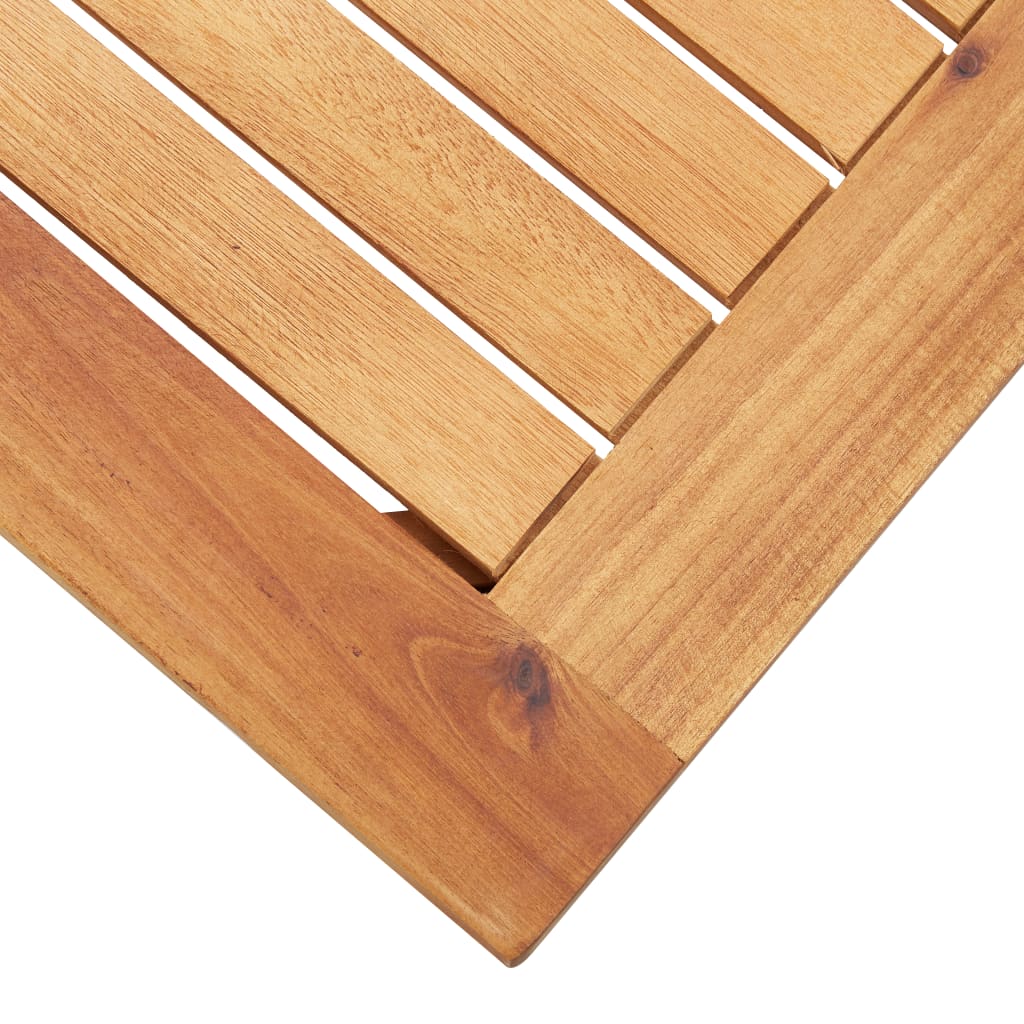 Vrtni stolić za kavu 60 x 60 x 36 cm masivno bagremovo drvo