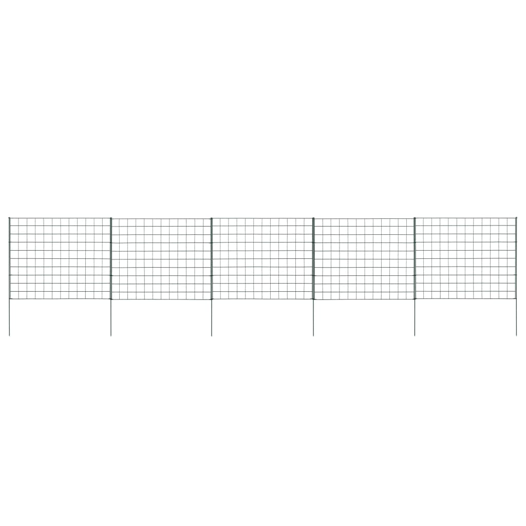 Set vrtnih ograda 77,5 x 64 cm zeleni