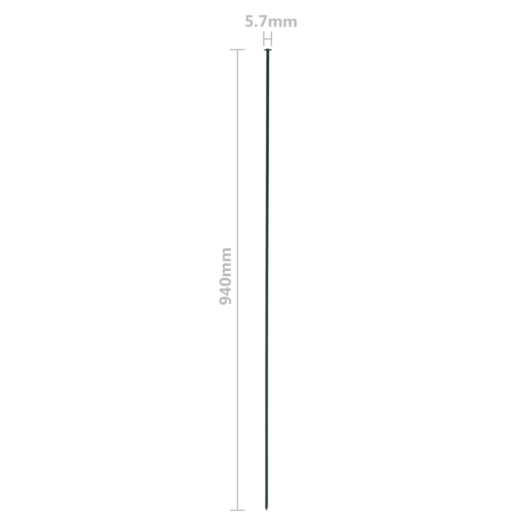 Set vrtnih ograda 77,5 x 64 cm zeleni