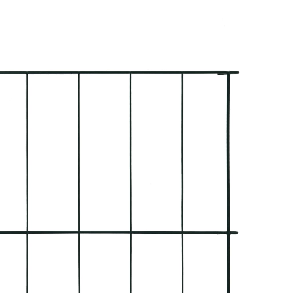 Set vrtnih ograda 115 x 79 cm zeleni