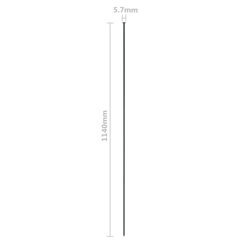 Set vrtnih ograda 115 x 79 cm zeleni