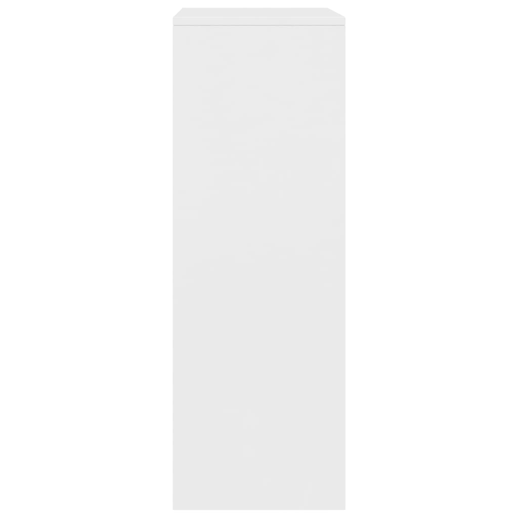 Komoda sa 6 ladica bijela 50 x 34 x 96 cm konstruirano drvo