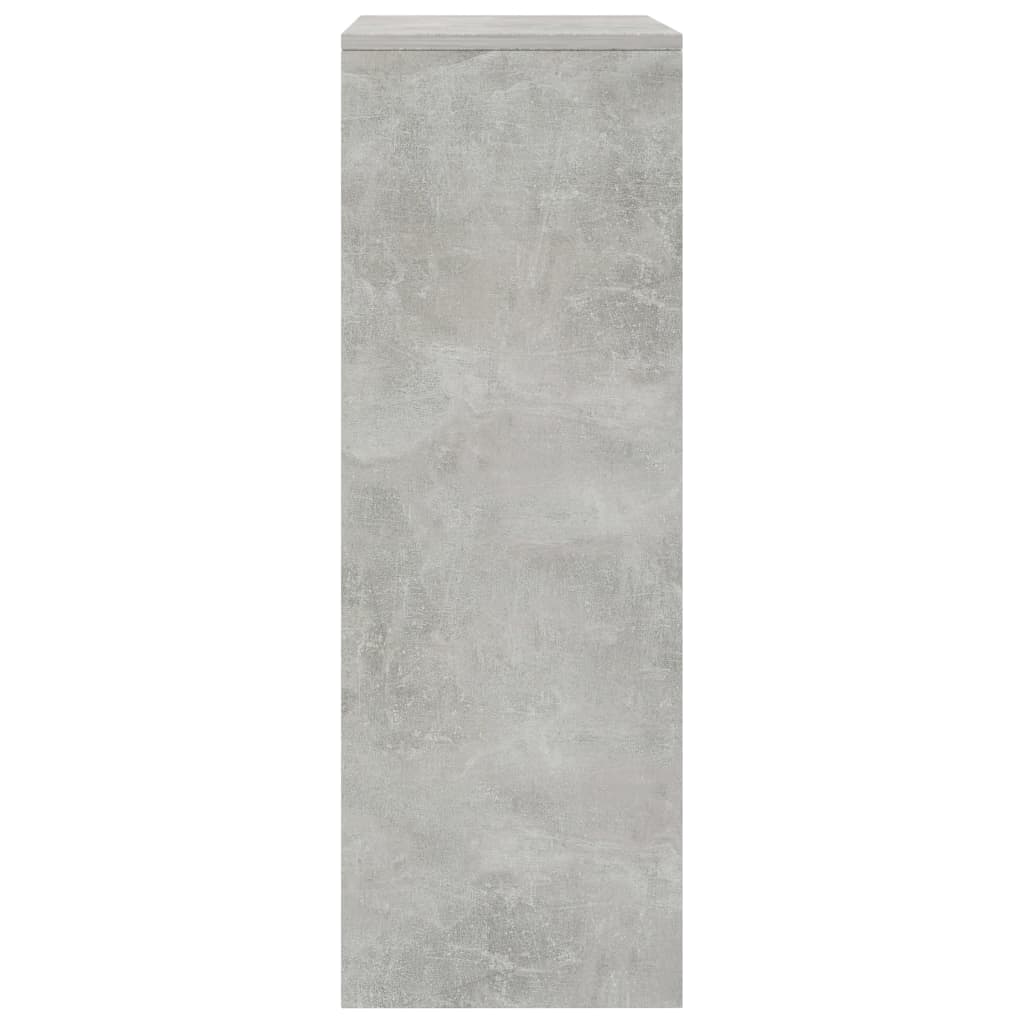 Komoda sa 6 ladica boja betona 50x34x96 cm konstruirano drvo