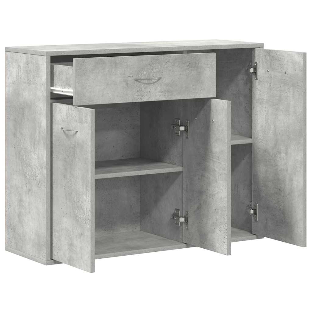 Komoda siva boja betona 88 x 30 x 70 cm od konstruiranog drva