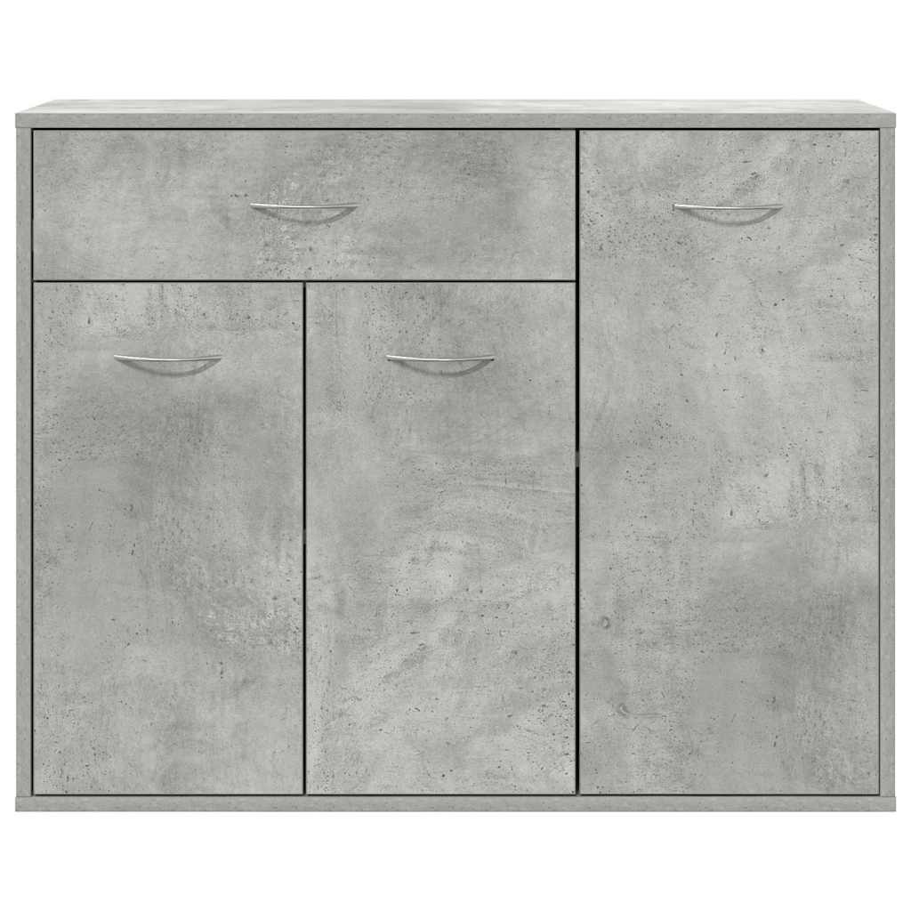 Komoda siva boja betona 88 x 30 x 70 cm od konstruiranog drva