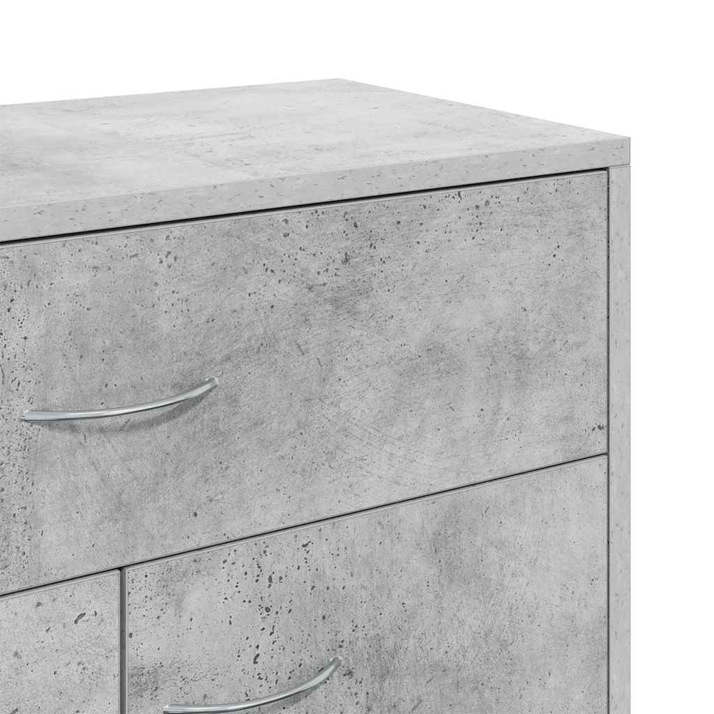 Komoda siva boja betona 60 x 30 x 75 cm od konstruiranog drva