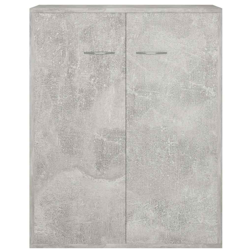 Komoda siva boja betona 60 x 30 x 75 cm od konstruiranog drva