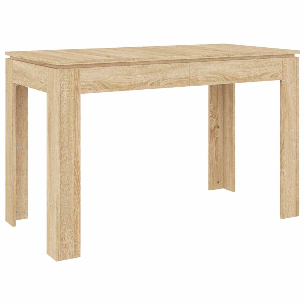 Blagovaonski stol boja hrasta 120x60x76 cm konstruirano drvo