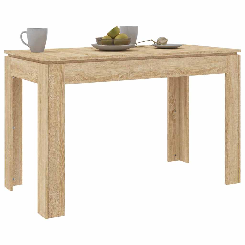 Blagovaonski stol boja hrasta 120x60x76 cm konstruirano drvo