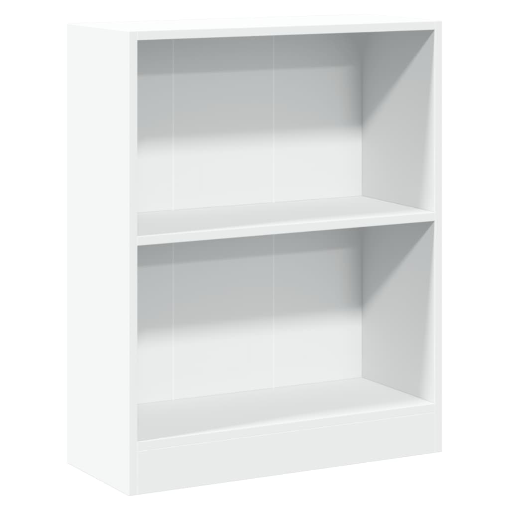 Polica za knjige bijela 60 x 24 x 76 cm od konstruiranog drva