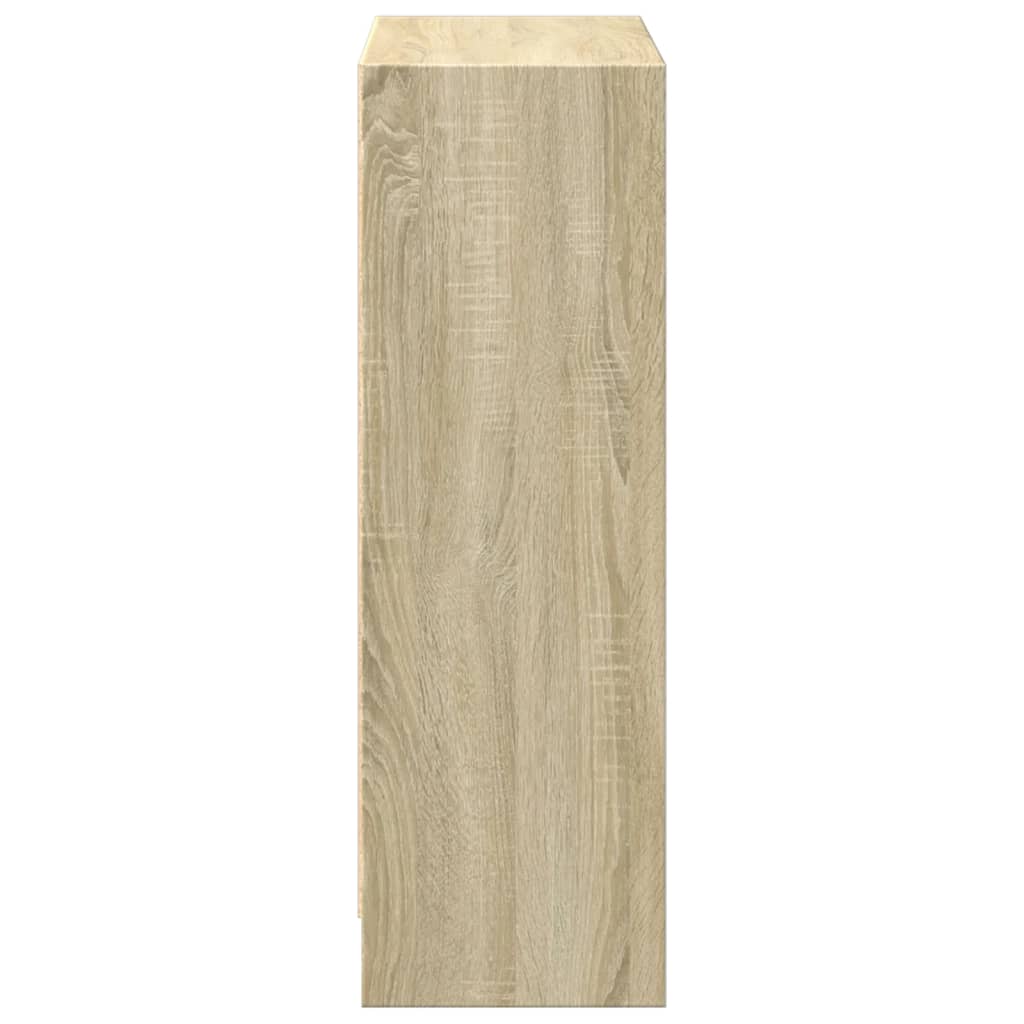 Polica za knjige hrast sonoma 60x24x76 cm konstruirano drvo