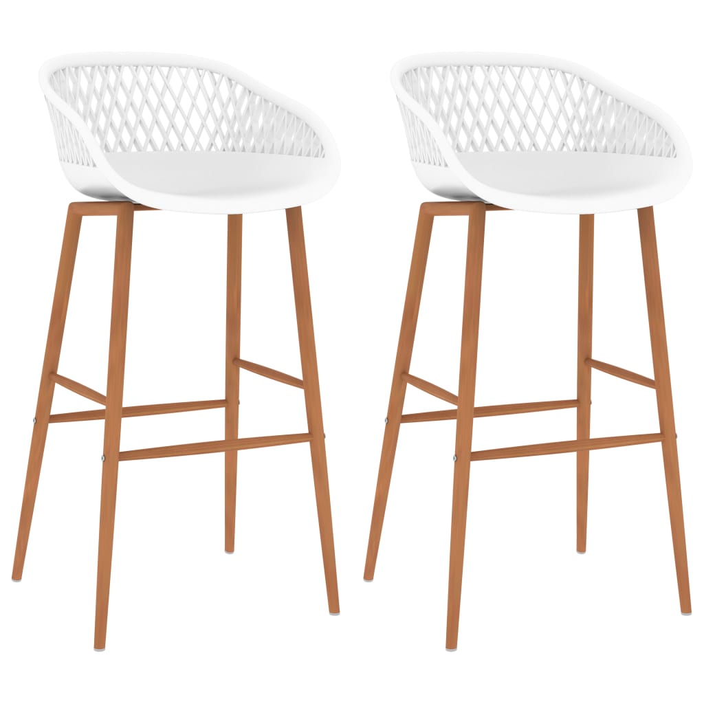 Barske stolice 2 kom bijele