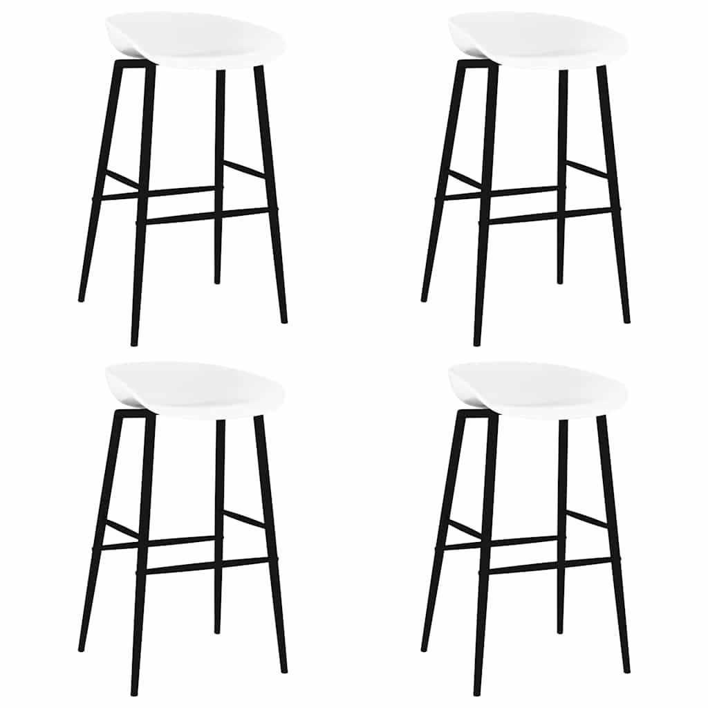 Barske stolice 4 kom bijele