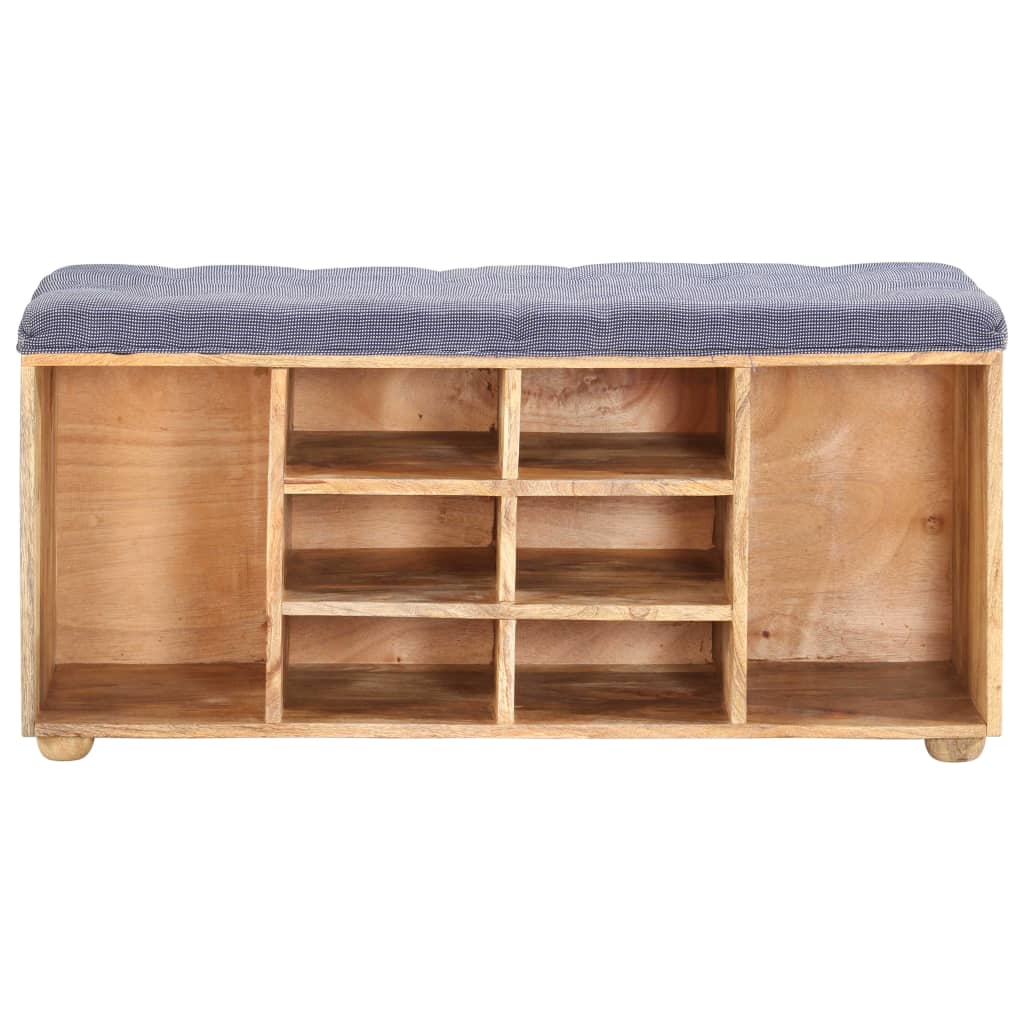 Klupa za hodnik 100 x 35 x 47 cm od masivnog drva manga