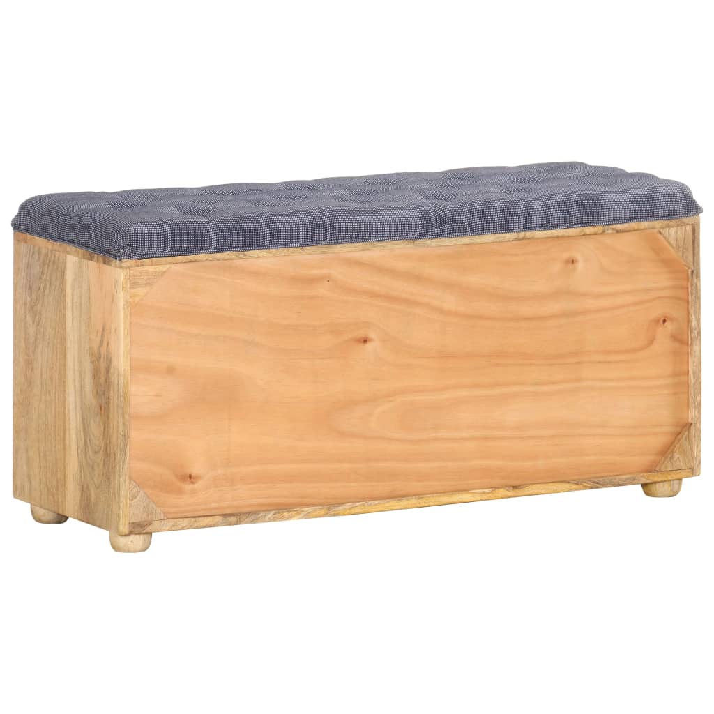 Klupa za hodnik 100 x 35 x 47 cm od masivnog drva manga