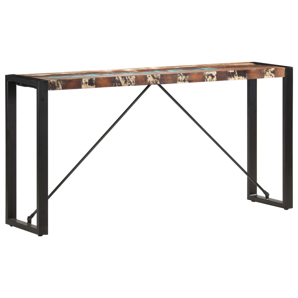 Konzolni stol 150 x 35 x 76 cm od masivnog obnovljenog drva