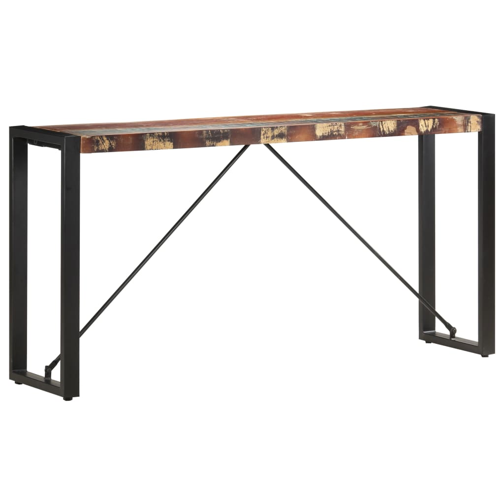 Konzolni stol 150 x 35 x 76 cm od masivnog obnovljenog drva