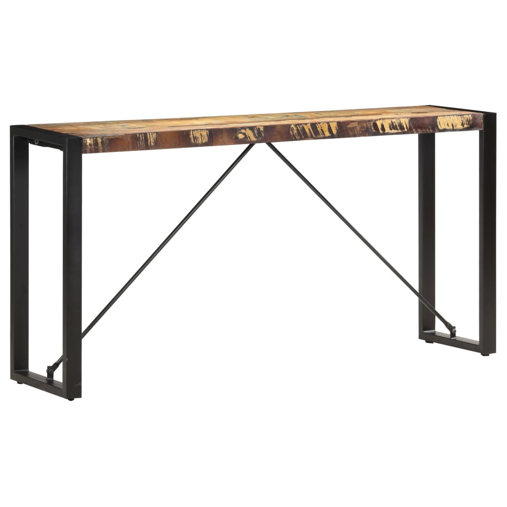 Konzolni stol 150 x 35 x 76 cm od masivnog obnovljenog drva