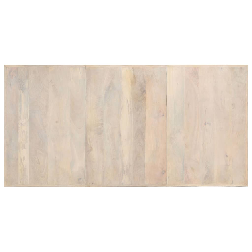 Blagovaonski stol od izbijeljenog drva manga 180 x 90 x 76 cm