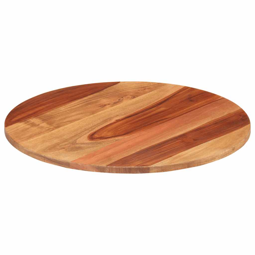 Stolna ploča od masivnog drva bagrema okrugla 15 - 16 mm 40 cm