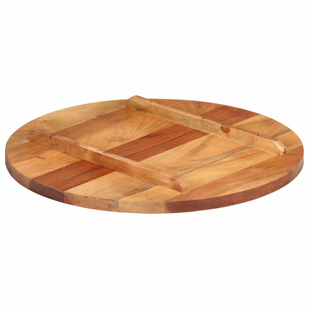 Stolna ploča od masivnog drva bagrema okrugla 25 - 27 mm 60 cm