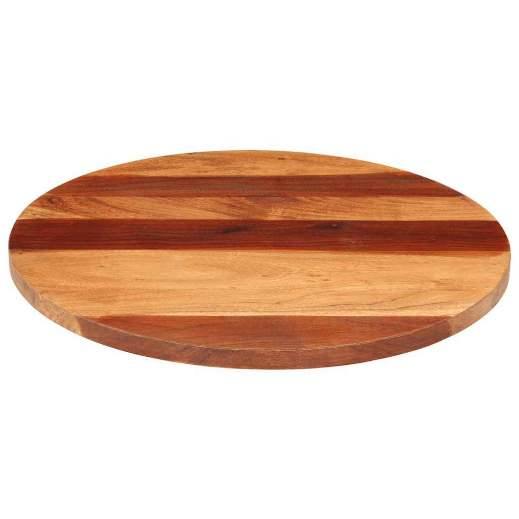Stolna ploča od masivnog drva bagrema okrugla 25 - 27 mm 60 cm