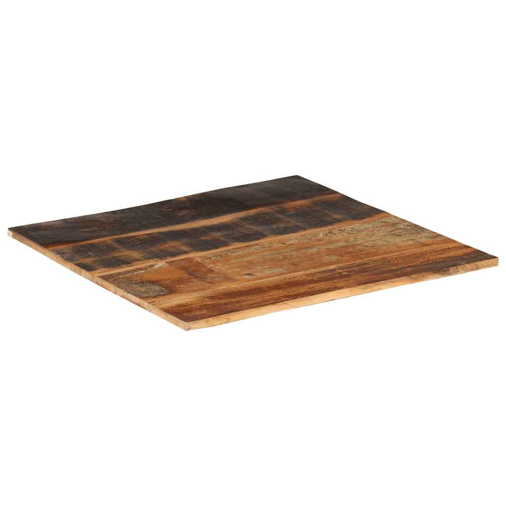 Četvrtasta stolna ploča 70x70 cm 15 - 16 mm od obnovljenog drva