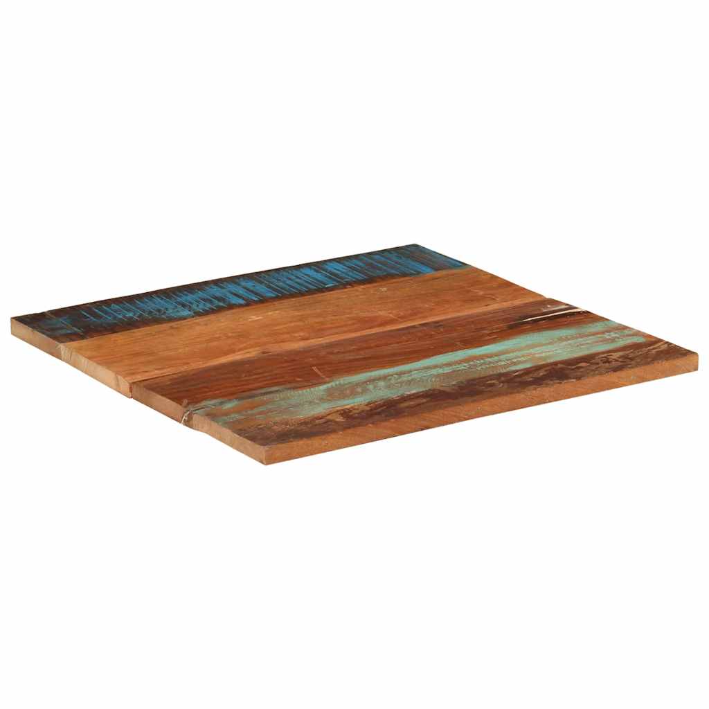 Četvrtasta stolna ploča 70x70 cm 25 - 27 mm od obnovljenog drva