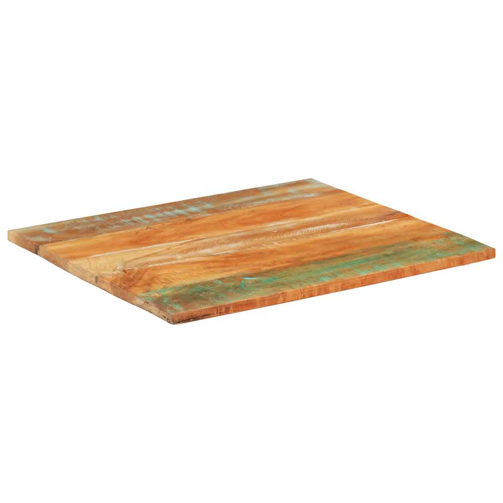 Pravokutna stolna ploča 70 x 80 cm 25 - 27 mm obnovljeno drvo