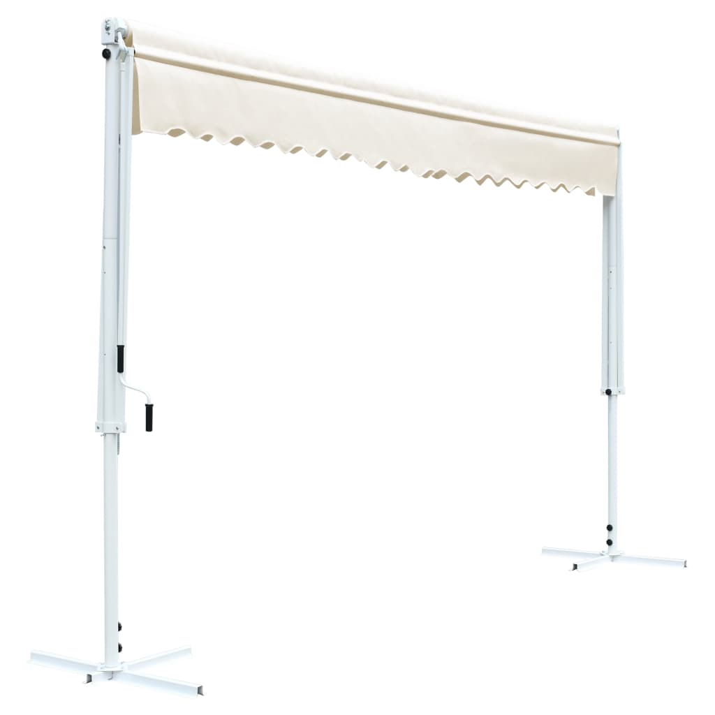 Samostojeća tenda 600 x 300 cm krem