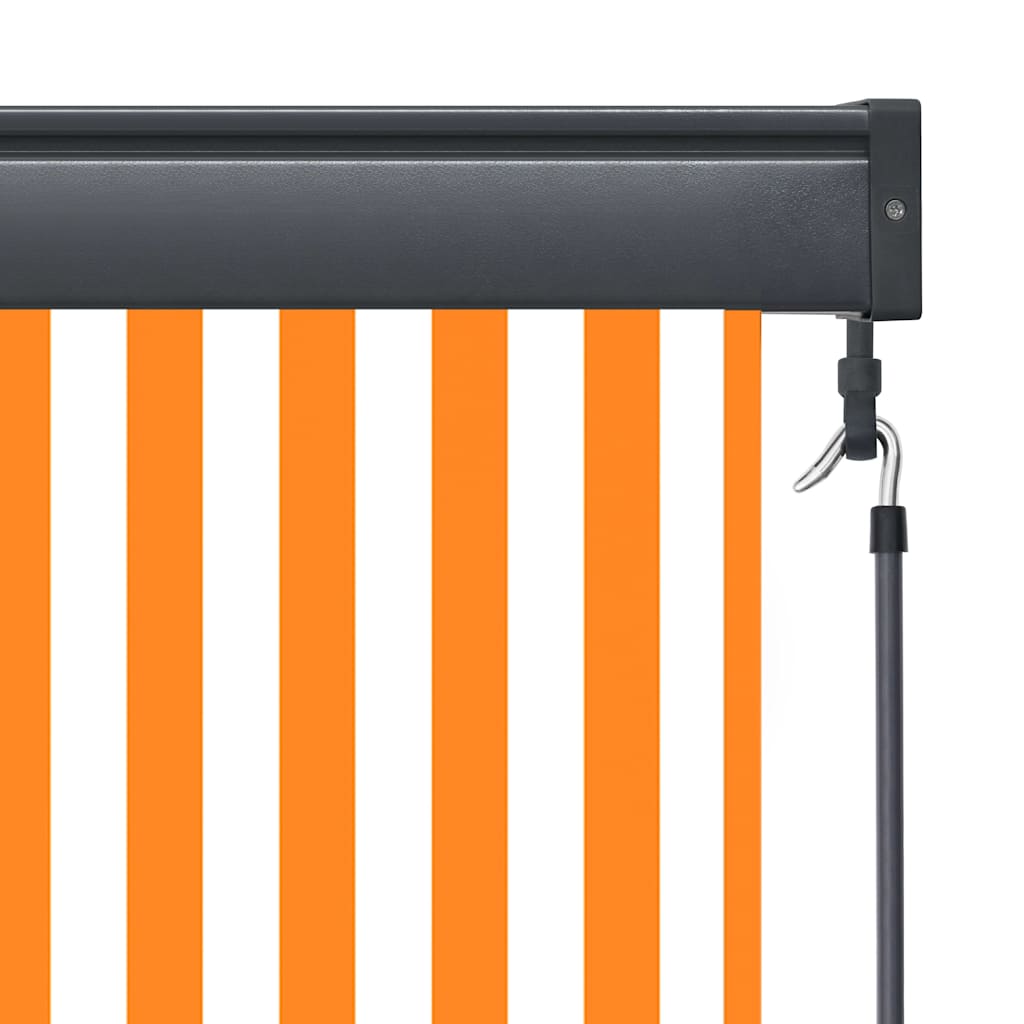 Vanjska roleta 80 x 250 cm bijelo-narančasta