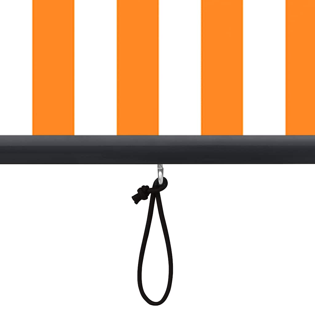 Vanjska roleta 100 x 250 cm bijelo-narančasta