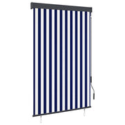 Vanjska roleta 120 x 250 cm plavo-bijela
