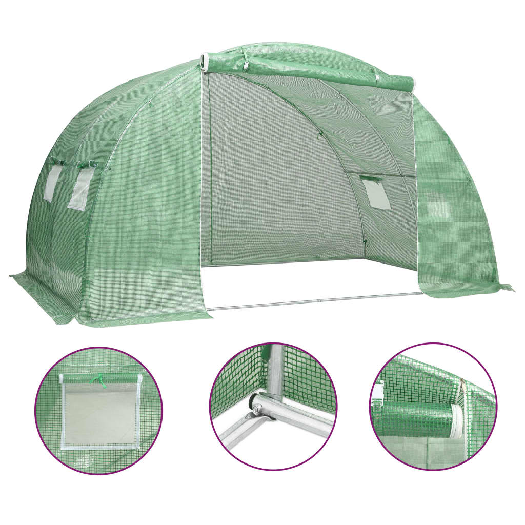 Plastenik 8 m² 2 x 4 x 2 m