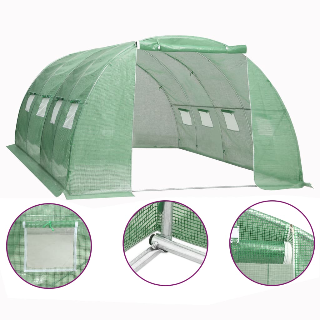Plastenik 16 m² 4 x 4 x 2 m