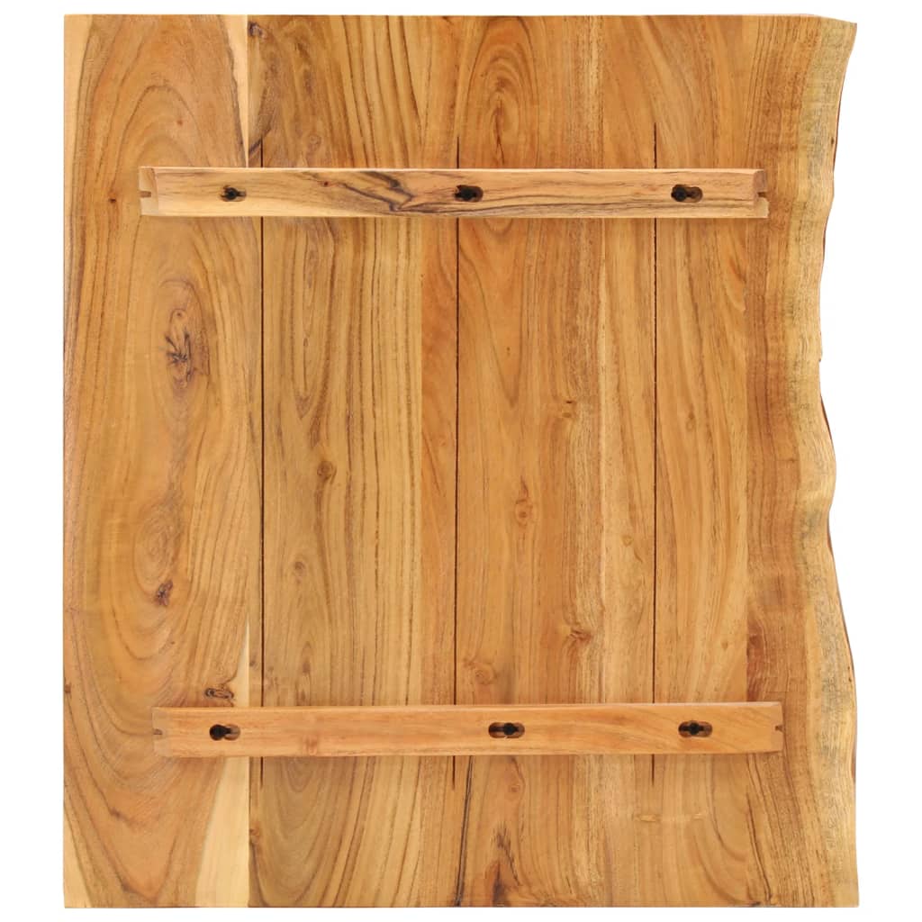 Vrh za kupaonski ormarić od bagremovog drva 80x52x3,8 cm