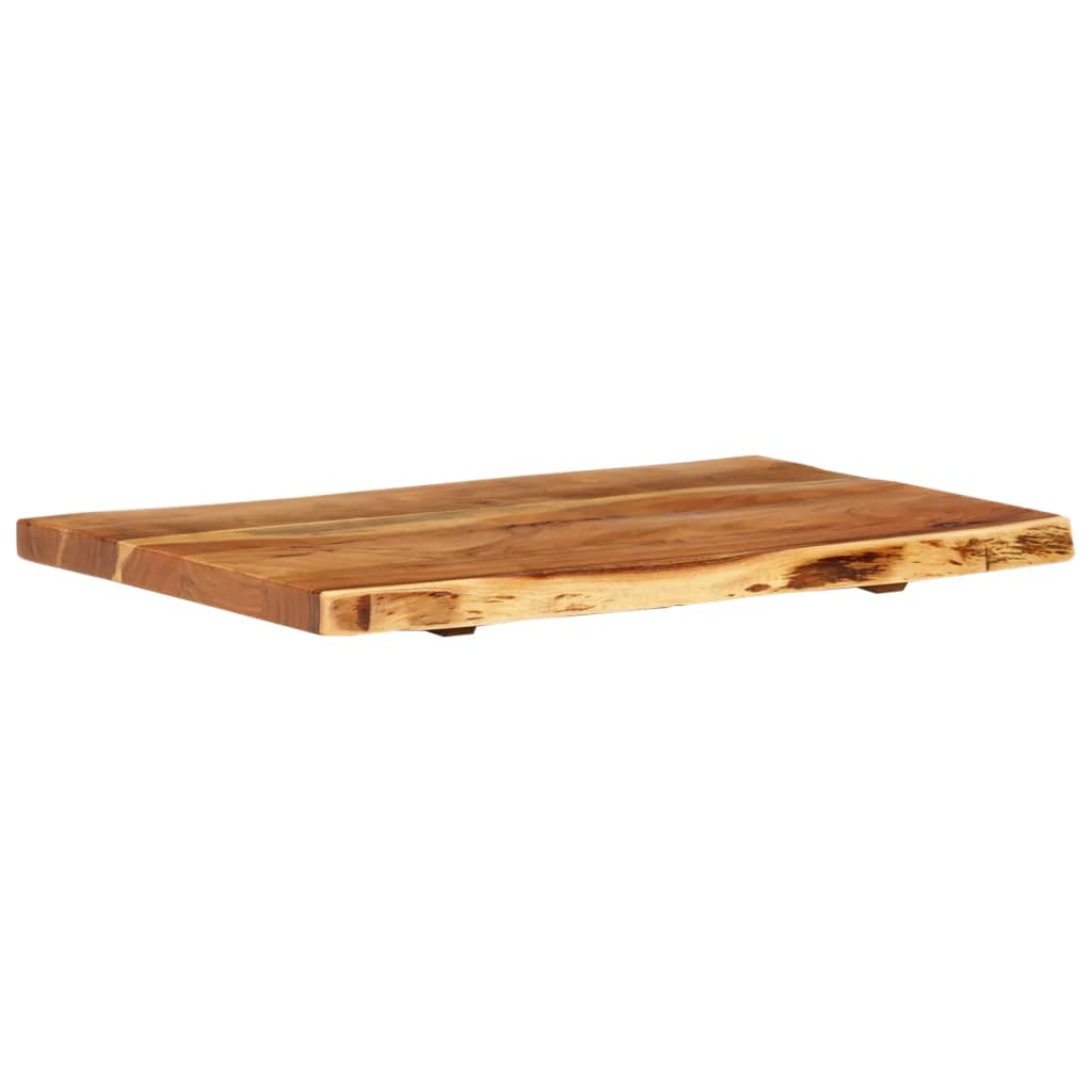 Vrh za kupaonski ormarić od bagremovog drva 80x52x3,8 cm