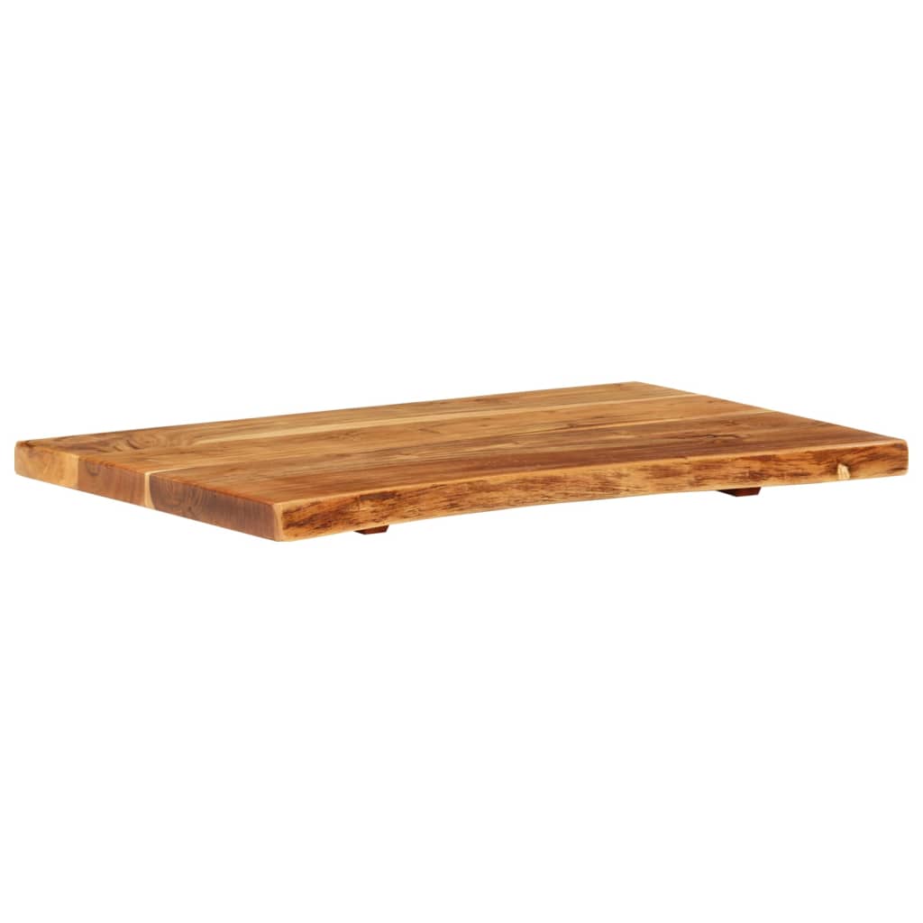 Vrh za kupaonski ormarić od bagremovog drva 80x52x3,8 cm
