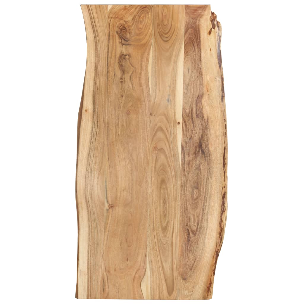 Stolna ploča od masivnog bagremovog drva 118 x (50-60) x 2,5 cm